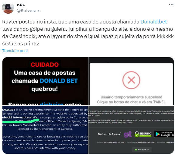 donald bet paga mesmo